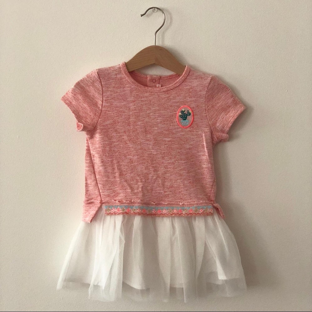 Billie blush pink tutu dress sz 2T